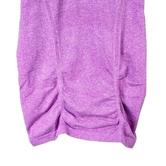Athleta Tank Top Purple Small Ruched Racerback #982945 Athletic Fast Track - Picture 3 of 6